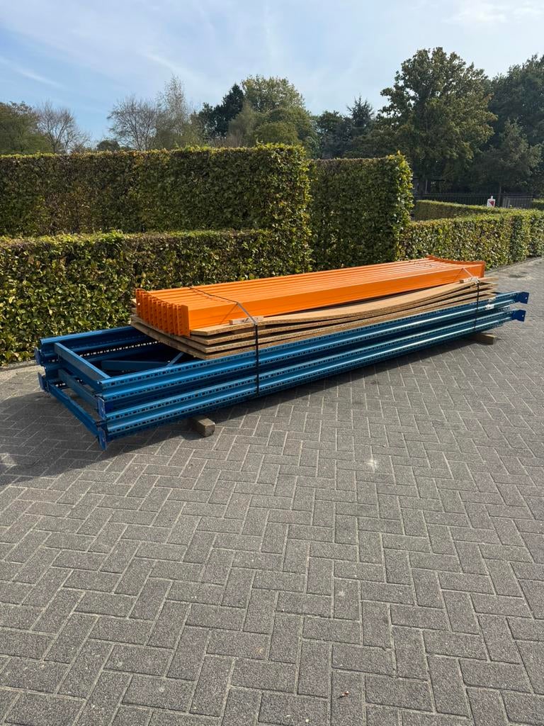 10,6m Nedcon PR palletstelling magazijnstelling voordeelset!, Zakelijke goederen, Kantoor en Winkelinrichting | Magazijn, Stelling en Opslag