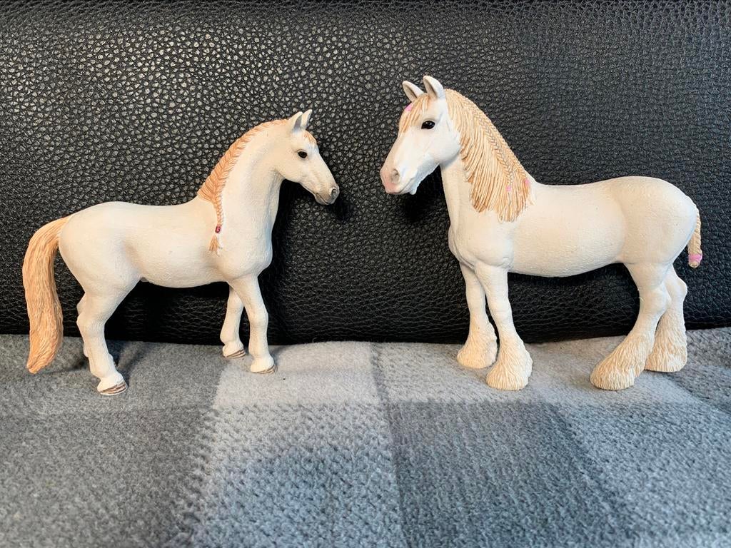 Schleich paarden - 6€/stuk, Enlèvement, Utilisé, Cheval