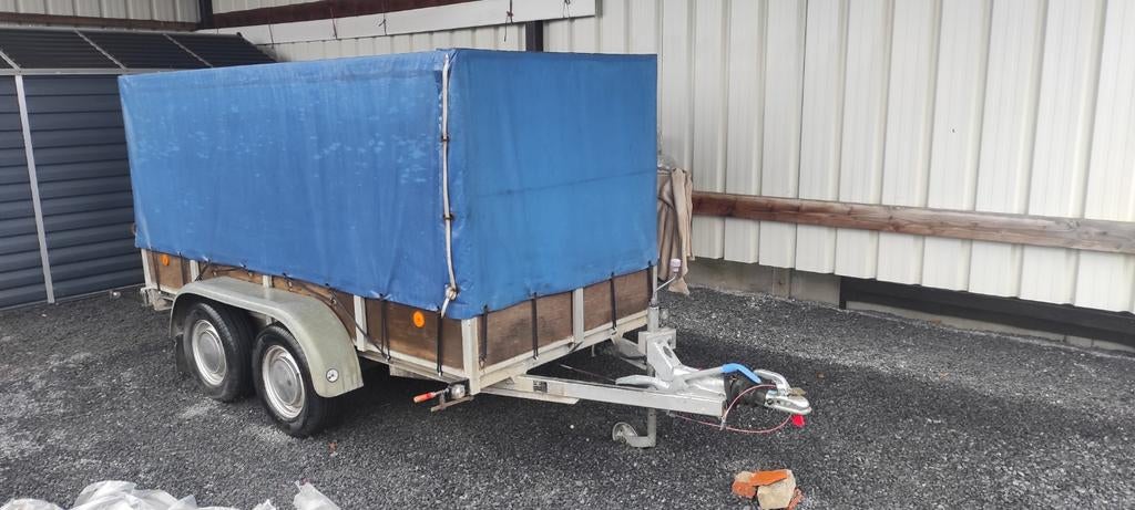 Remorque Hapert MTM 2000kg freinée, Autos : Divers, Remorques, Enlèvement, Utilisé