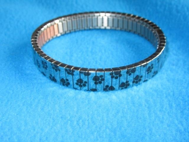 Energetix armband met zwarte hondenpootjes - magneet armband, Ophalen of Verzenden, Nieuw