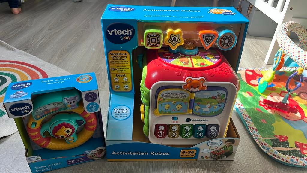 Lot de 2 jouets VTech Baby – État neuf en boîte, Enlèvement, Neuf
