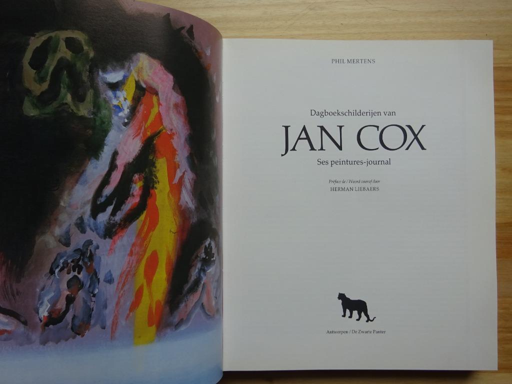Jan Cox, dagboekschilderijen, monografie door Phil Mertens,, Gelezen, Phil Mertens, Ophalen of Verzenden, Schilder- en Tekenkunst
