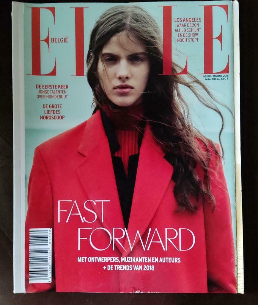ELLE België januari 2018, Ophalen of Verzenden, Zo goed als nieuw