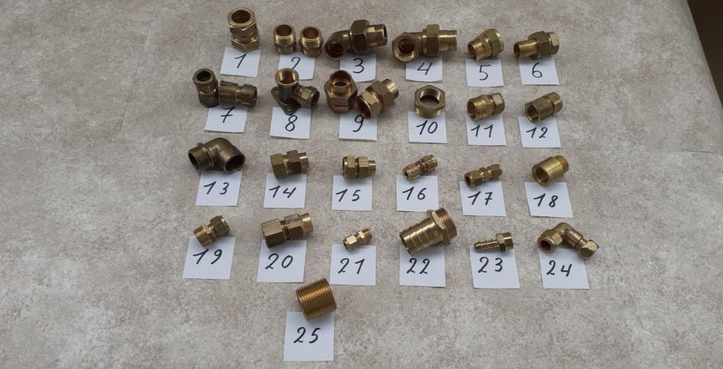 25 accessoires en laiton, Bricolage & Construction, Enlèvement ou Envoi, Neuf
