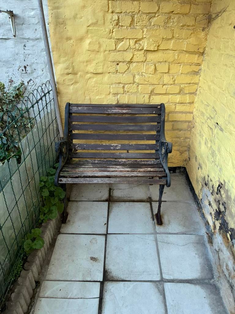 Tuinbankje, Ophalen, Gebruikt, Hout