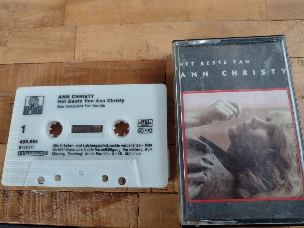MUZIEK CASSETTE: HET BESTE VAN ANN CHRISTY -1984, Cd's en Dvd's, Gebruikt, 1 bandje, Ophalen of Verzenden, Origineel