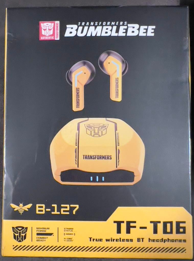 transformer oortjes Hasbro bumblebee, Ophalen of Verzenden, Nieuw, In oorschelp (earbud), Bluetooth