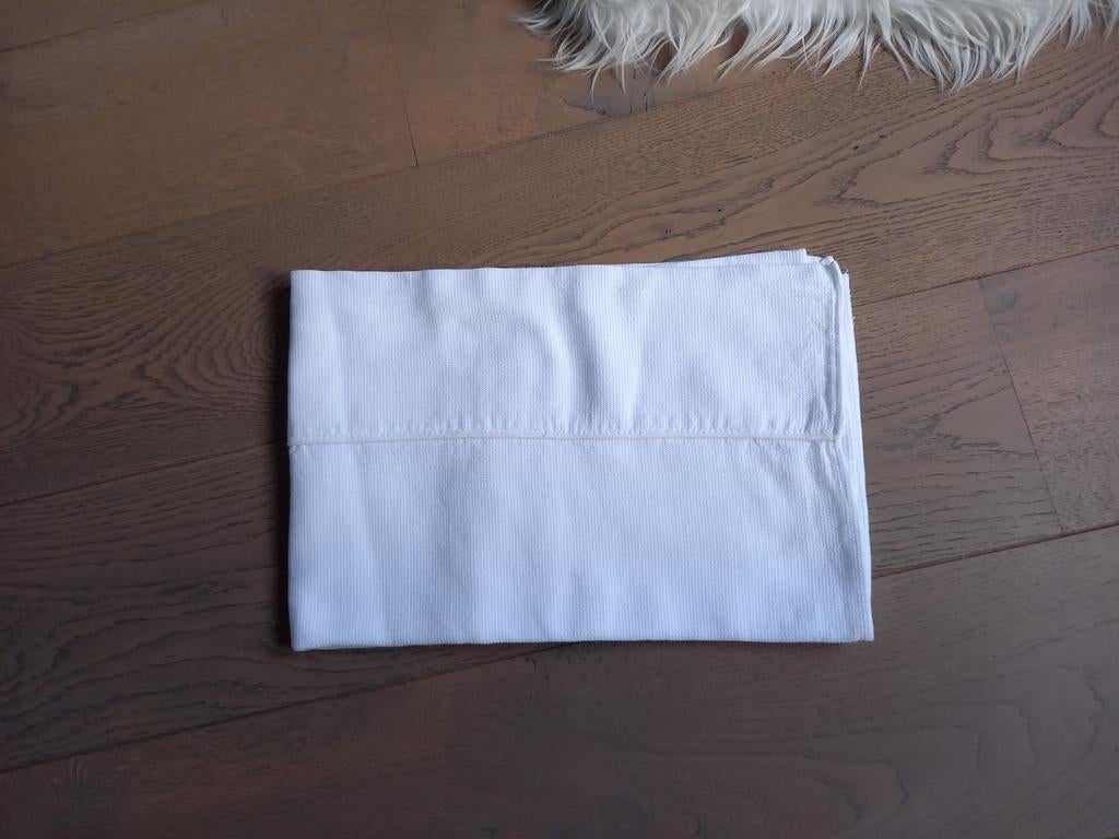 Lakentje gewafeld voor wieg, Kinderen en Baby's, Ophalen of Verzenden, Zo goed als nieuw, Wit