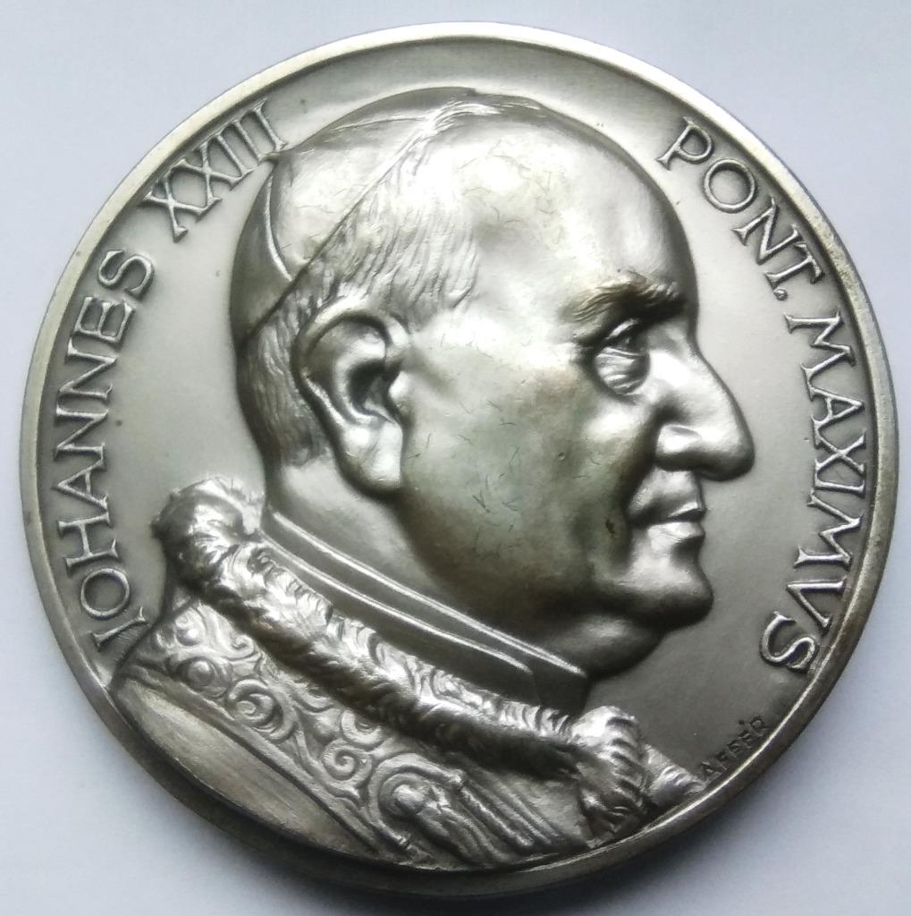 Médaille Johannes 23 Pont Maximus Mater Boni Consilii, Enlèvement ou Envoi, Autres matériaux