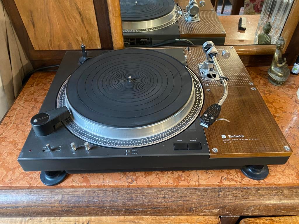 Technics SL 110, TV, Hi-fi & Vidéo, Tourne-disques, Utilisé, Tourne-disque, Technics, Réglage pitch, Enlèvement ou Envoi
