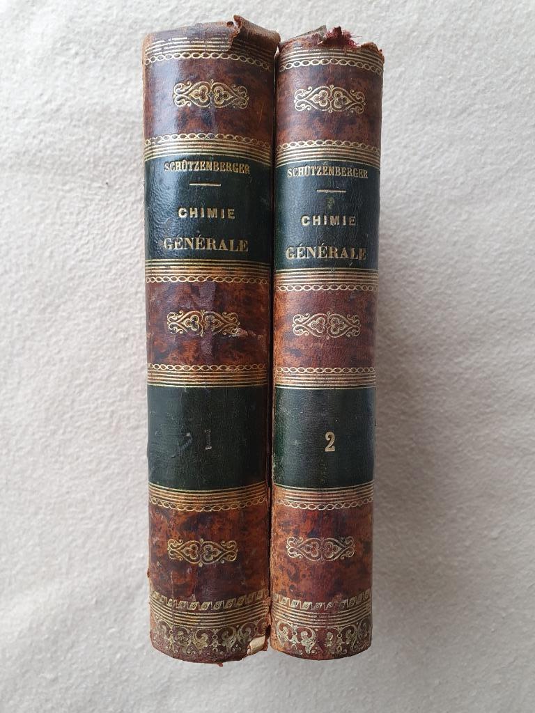 Traité de la Chimie Générale - P. Schützenberger 1880, Sciences naturelles, Envoi, Paul Schützenberger, Utilisé