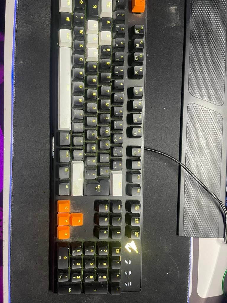 Clavier Gamer AORUS K9 Optical (AZERTY), Gaming toetsenbord, Azerty, Ophalen of Verzenden, Zo goed als nieuw