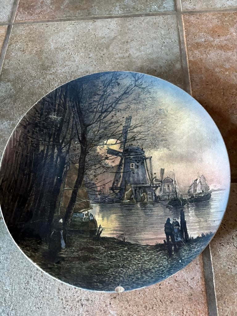 Oud bord BOCH 30 cm diameter, Enlèvement