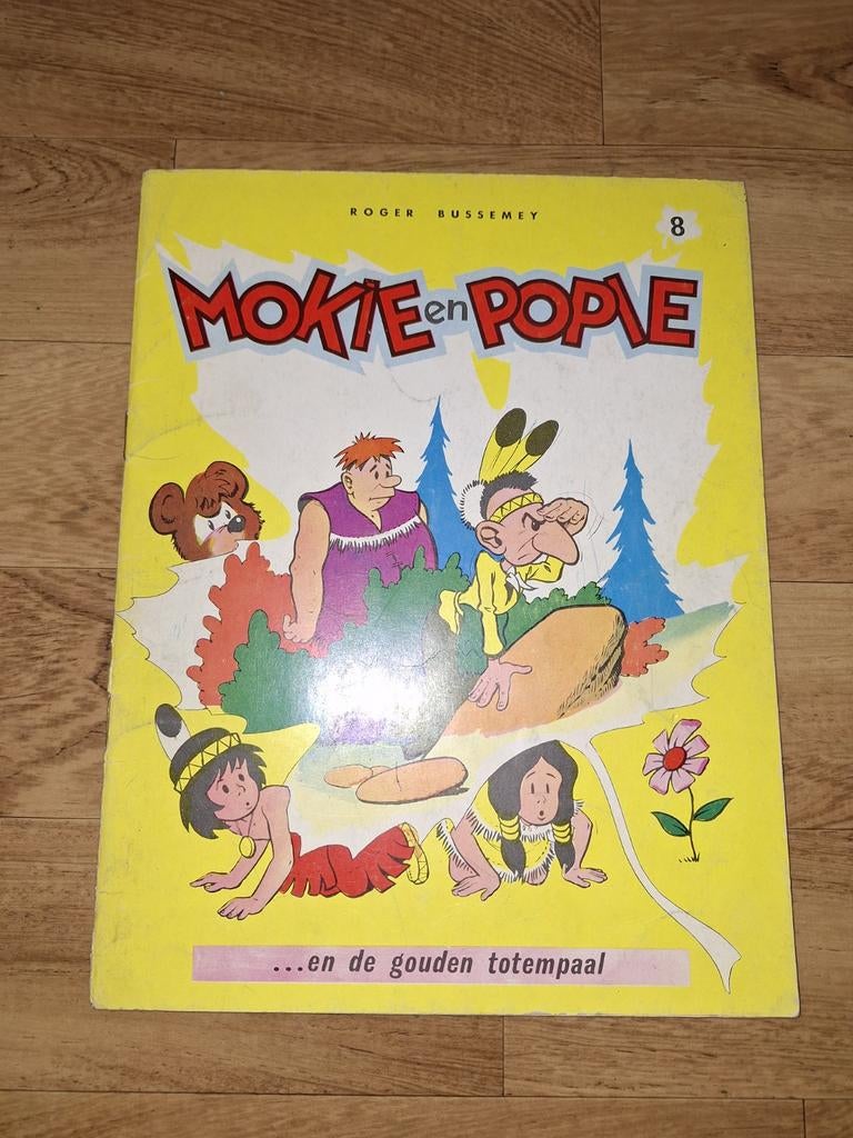Strip Mokie en Popie, Boeken, Ophalen of Verzenden, Roger bussemey