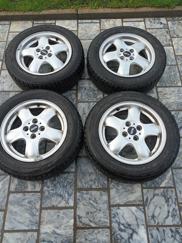 Pneux hiver avec jantes mini 175/65 R15, 15 pouces, Pneus et Jantes, Pneus hiver, Enlèvement ou Envoi
