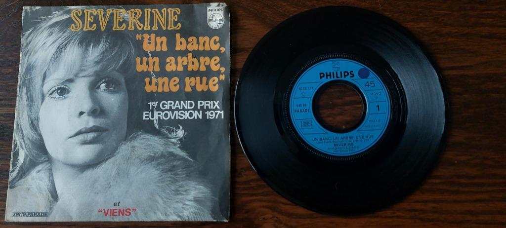 Séverine, gagnante de l'Eurovision 1971, Single, Comme neuf, Enlèvement, Pop
