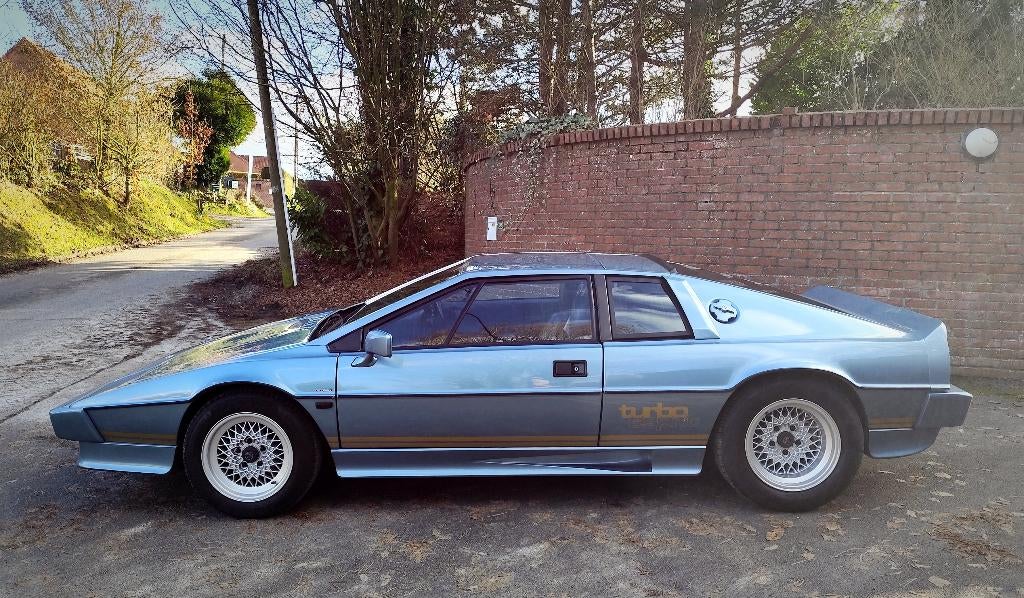 1984 LOTUS Esprit Turbo S3 2.2L RHD french reg, Autos, Cuir, Achat, Boîte manuelle, Bleu
