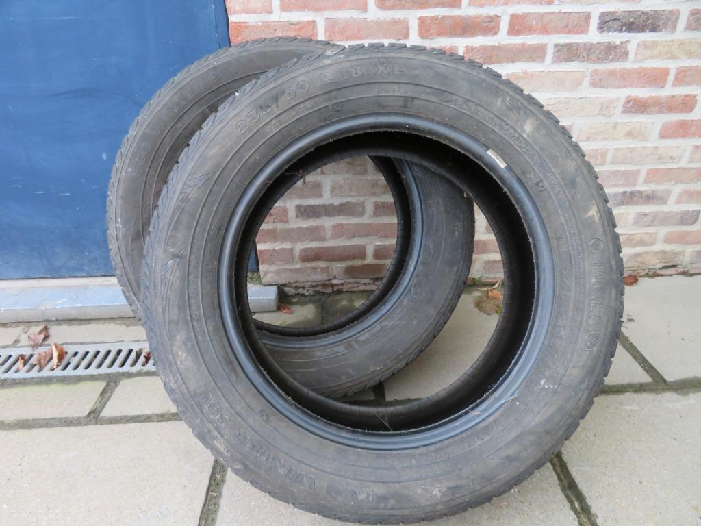 sneeuwbanden 235/60/18, 18 inch, Gebruikt, 235 mm, Band(en)