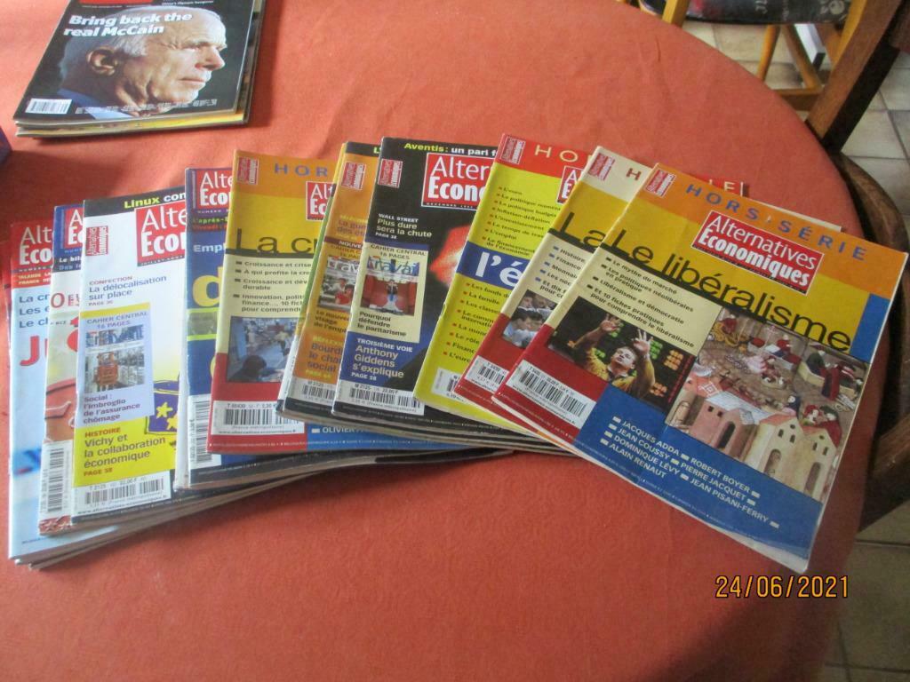 LOT DE REVUES "ALTERNATIVES ECONOMIQUES"., Enlèvement ou Envoi, Comme neuf, Autres types