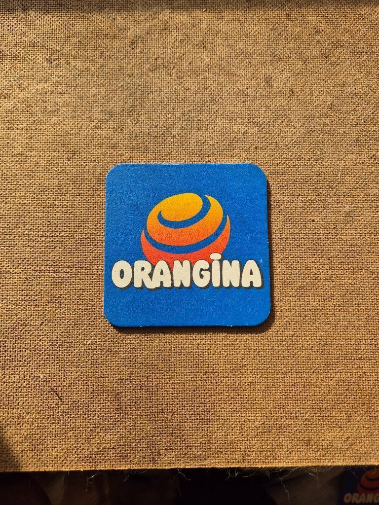 Sous bock Orangina (modèle 1), Collections, Enlèvement ou Envoi, Utilisé, Sous-bock, Autres marques