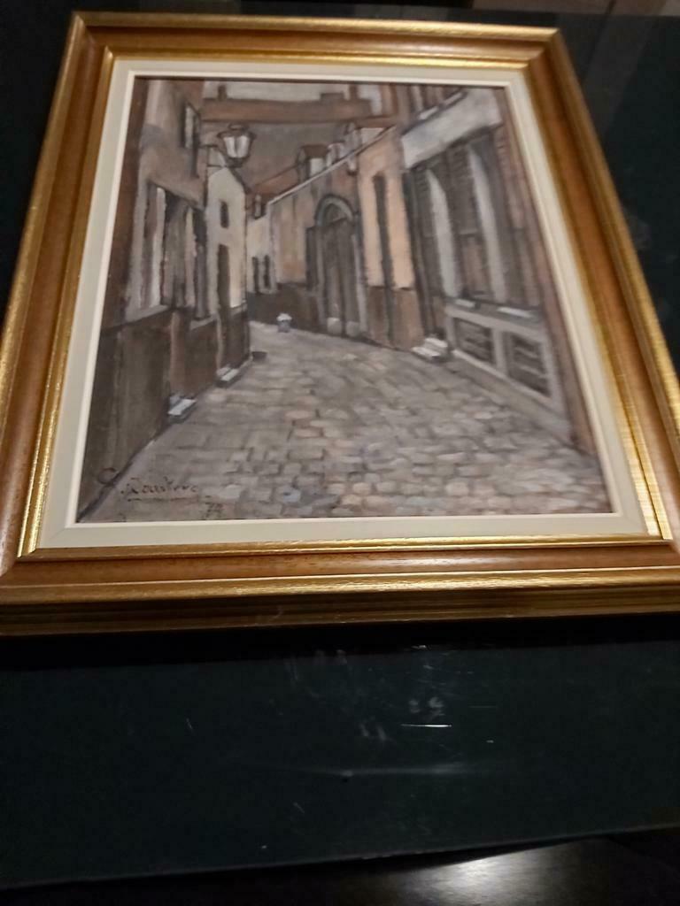 tableau de la ville Bruxelles  0497112715, Antiquités & Art, Enlèvement ou Envoi