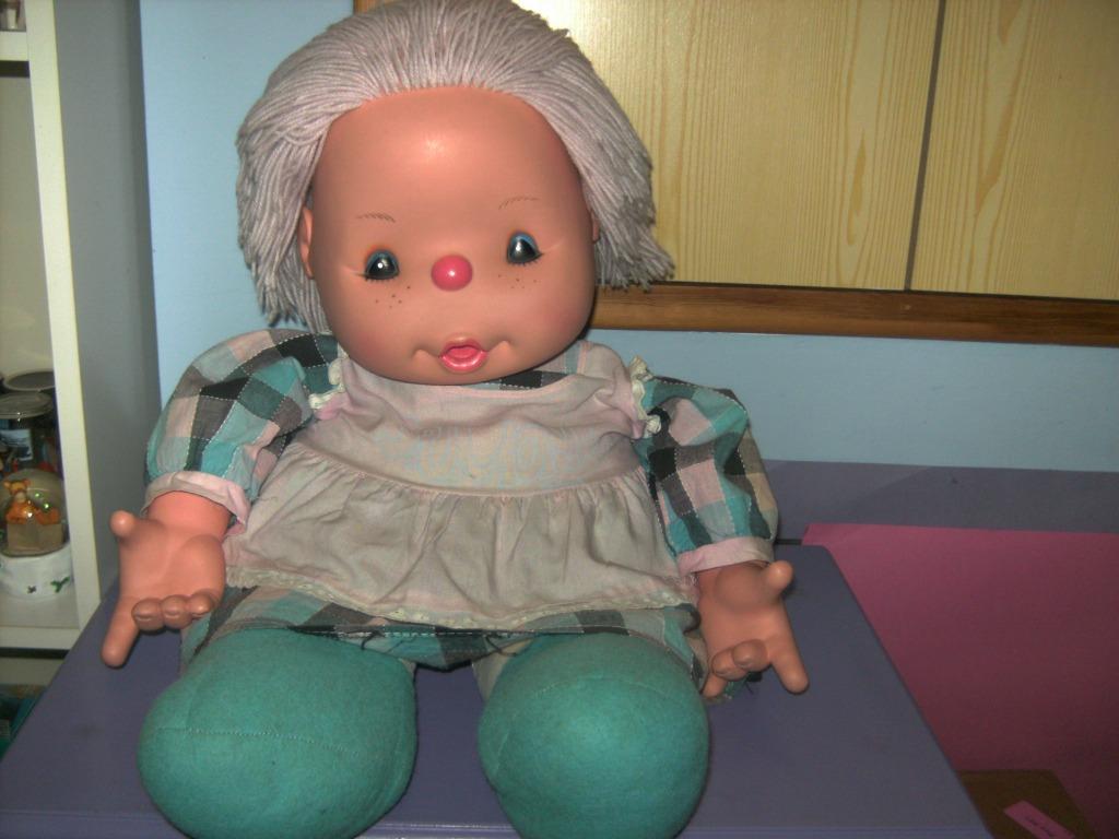 Mooie grote vintage pop. (migliorati), Verzamelen, Poppen, Ophalen of Verzenden, Gebruikt, Pop