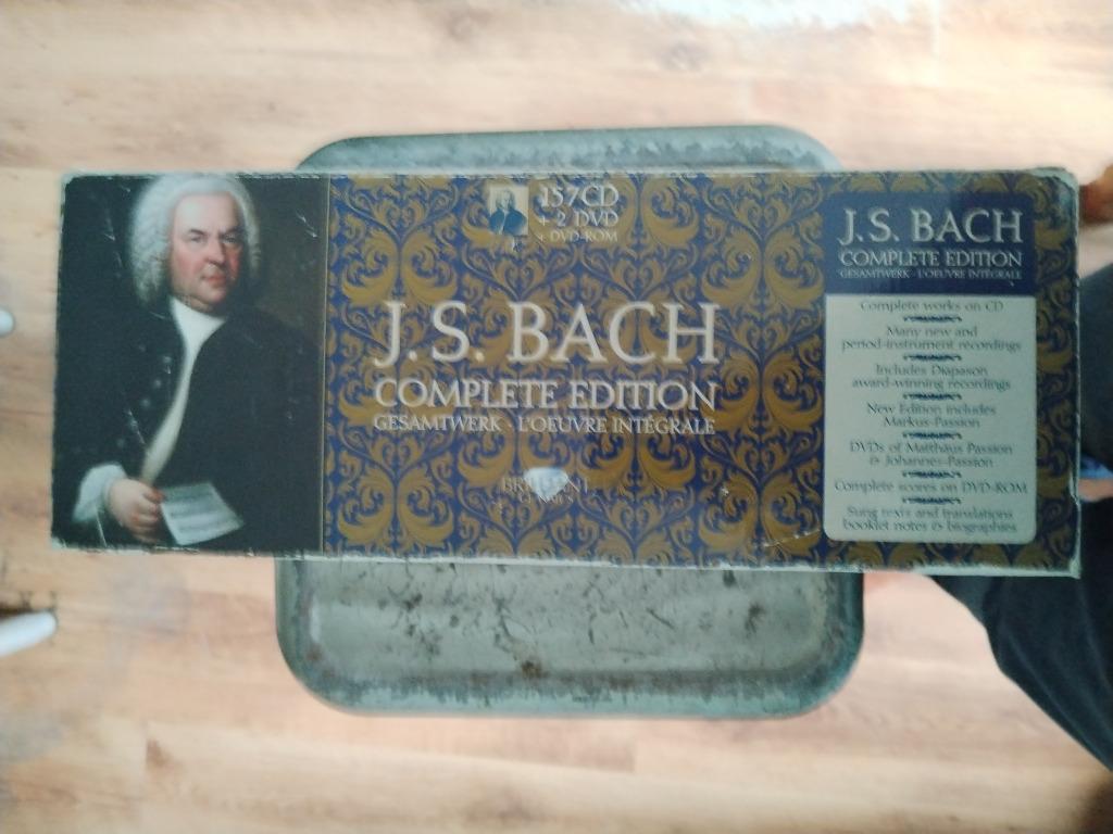 Johann Sebastian Bach box met 2 DVDs, 1 DVD-rom en 157(!) Cd, CD & DVD, CD | Classique, Envoi