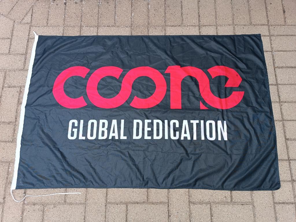 DJ Coone - Vlag Global Dedication - Coone - Hardstyle, Ophalen of Verzenden, Gebruikt, Overige typen
