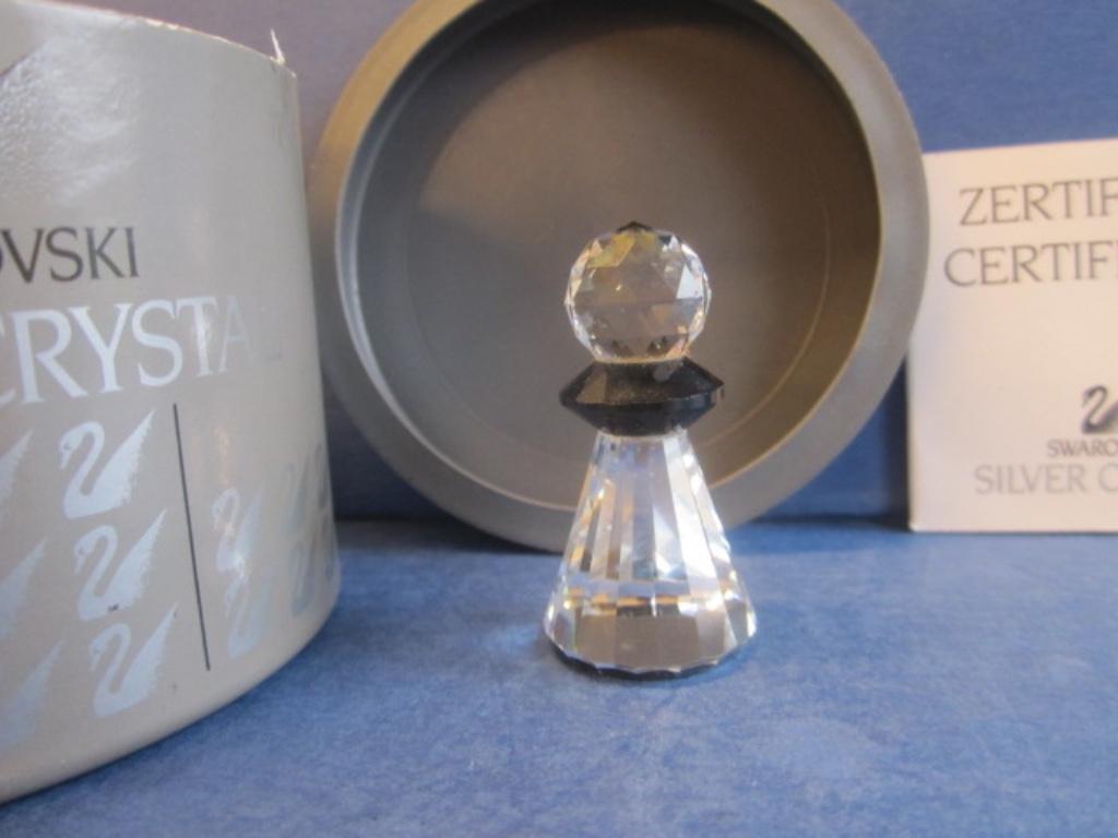 Swarovski Schaakstuk Loper helder, Verzamelen, Ophalen of Verzenden, Nieuw, Figuurtje