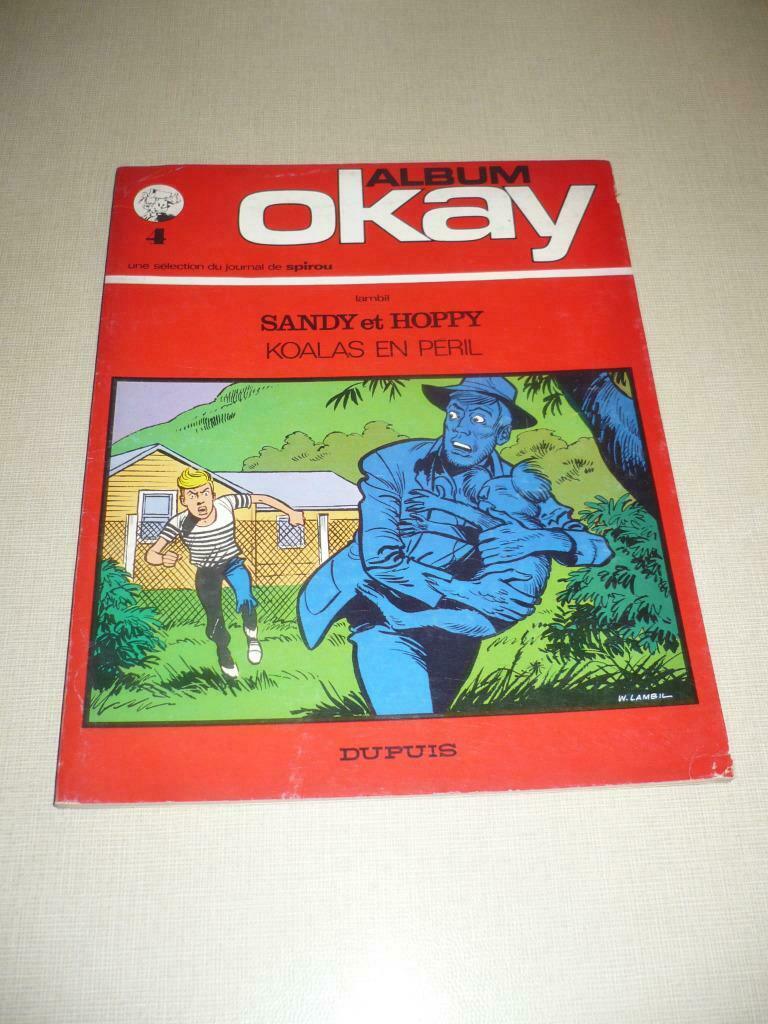 Sandy et Hoppy-Koalas en péril-album okay 4-Lambil, Boeken, Stripverhalen, Eén stripboek, Ophalen of Verzenden, Gelezen