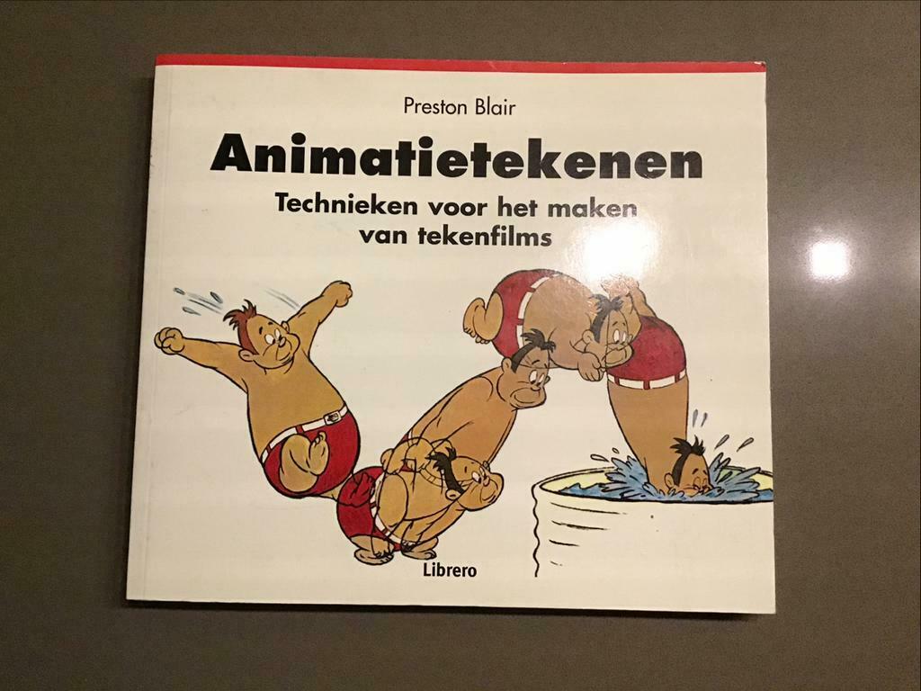 Boek animatietekenen, verklarende technieken animatietekenen, Hobby en Vrije tijd, Ophalen of Verzenden, Zo goed als nieuw