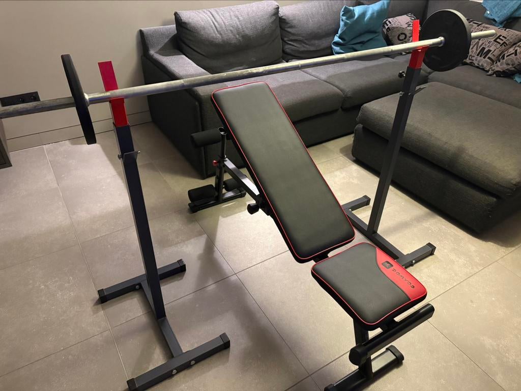 lange baar en 10 kg gewicht, Ophalen