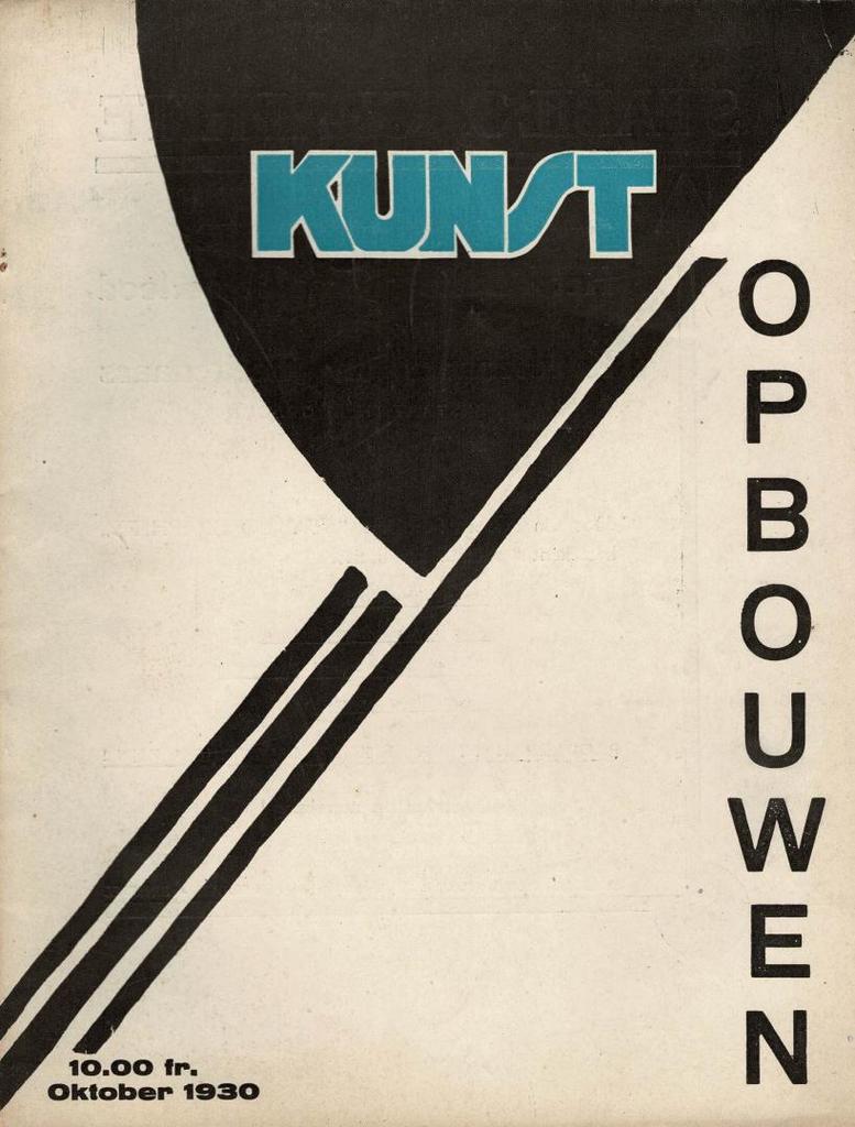 KUNST - Opbouwen Maandblad voor oude en jonge kunst, Ophalen of Verzenden, Gelezen