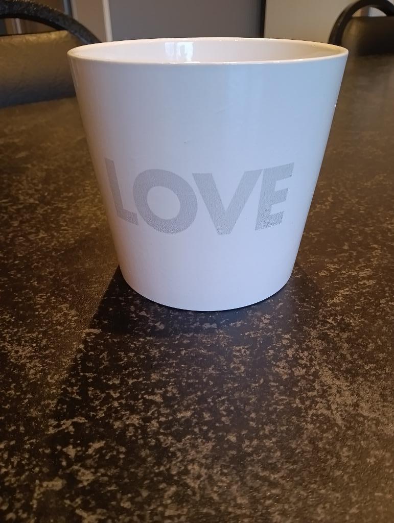 200 valentijn bloempotten met opschrift "LOVE", Ophalen, Steen, Rond, Nieuw