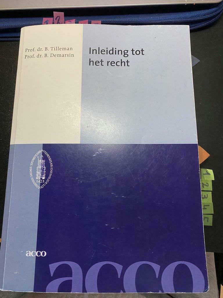 Inleiding tot het recht, Boeken, Schoolboeken, Gelezen, Overige vakken, Overige niveaus, Ophalen of Verzenden