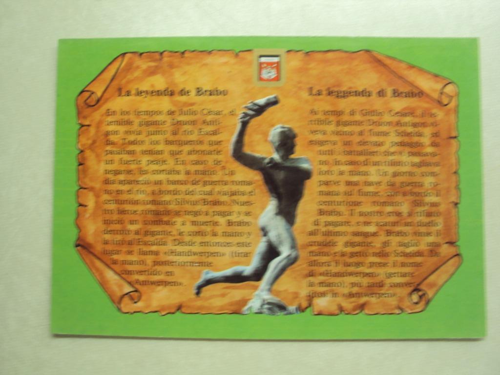 53949 - ANTWERPEN - BRABO - DE LEGENDE, Ophalen of Verzenden