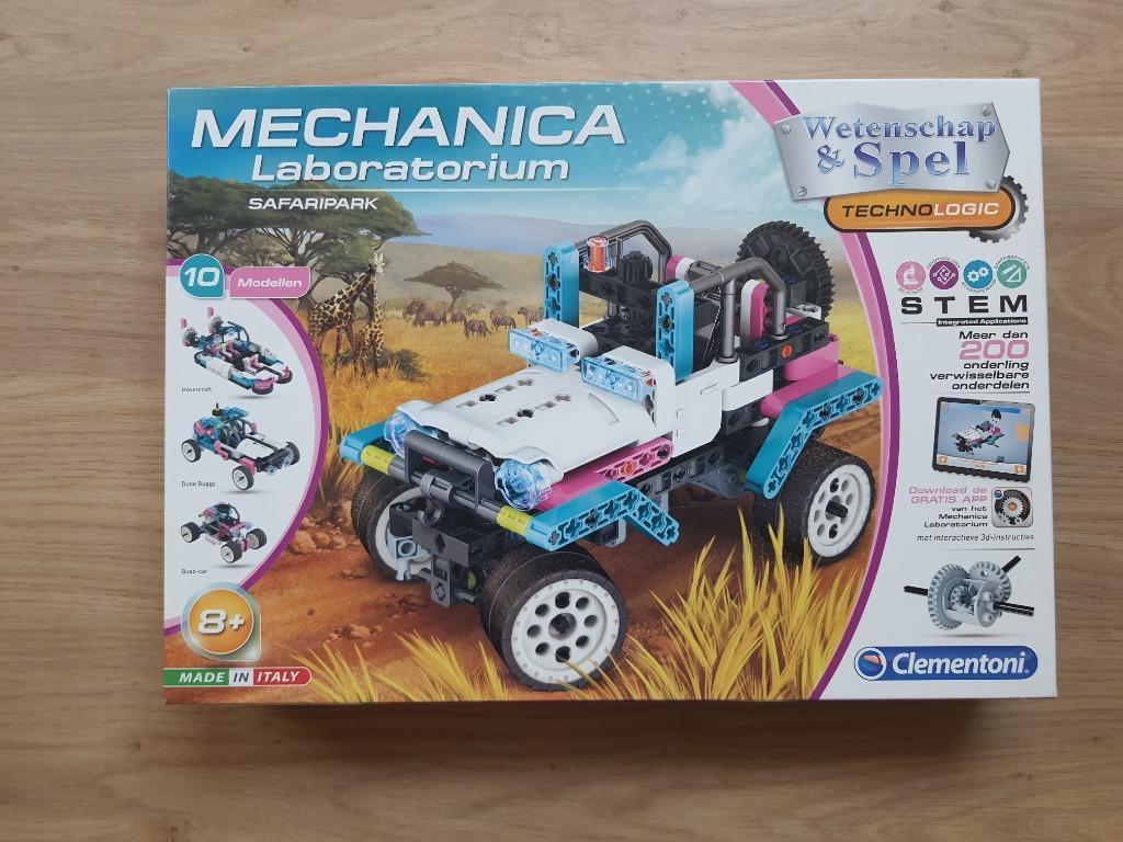 Clementoni Mechanica Laboratorium Pink Jeep Safari NIEUW, Kinderen en Baby's, Ophalen, Bouwen