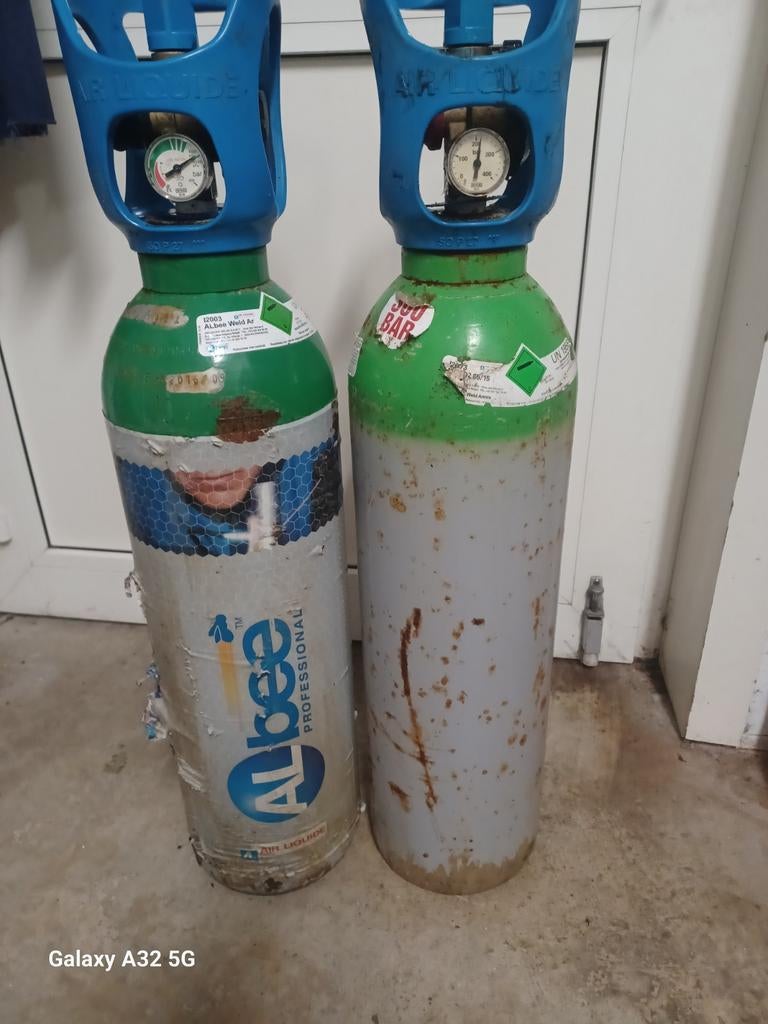 Argon Albee et mélange de gaz 85/15. 300 bar, Enlèvement