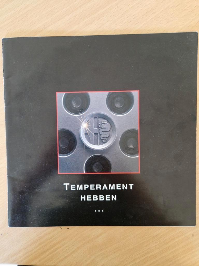 Brochure de la gamme Alfa Romeo 1991, Enlèvement ou Envoi, Comme neuf, Alfa Romeo