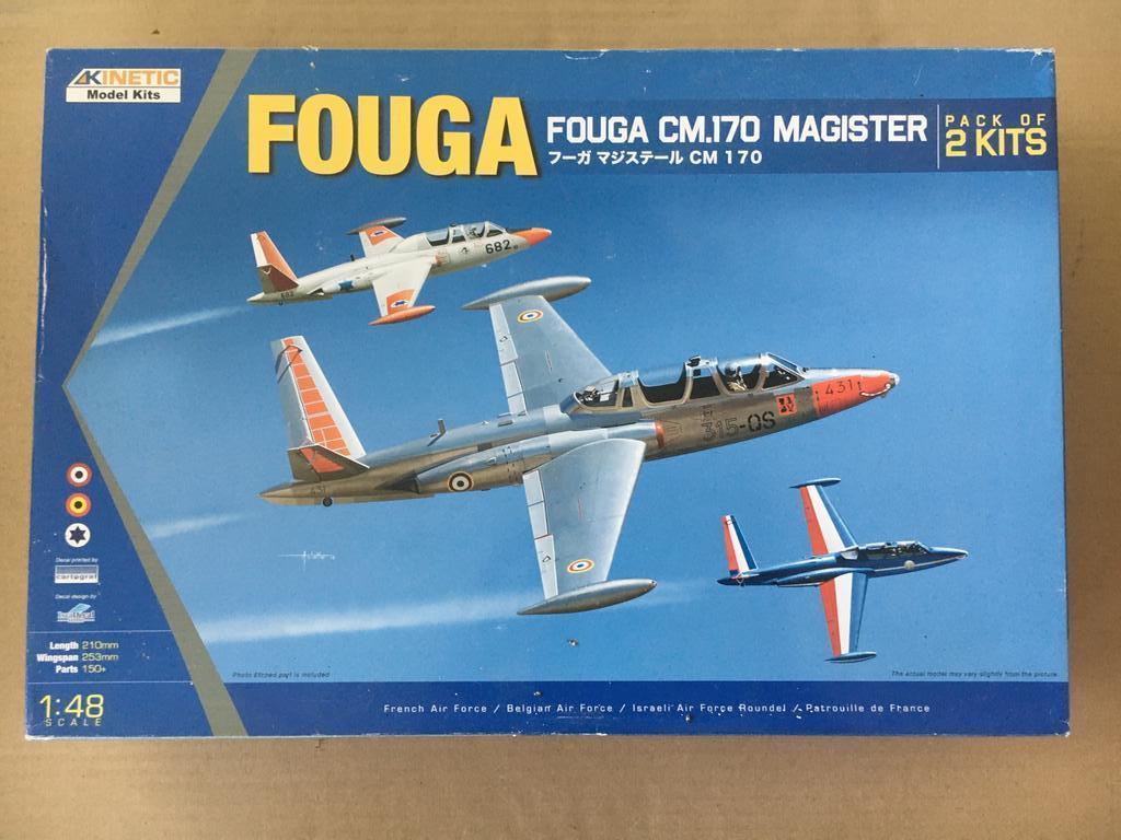 Modeldoos : Fouga  CM.170 Magister - Schaal : 1/48 - Nieuw., Overige merken, Nieuw, Ophalen of Verzenden, Groter dan 1:72