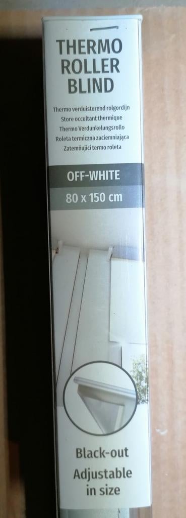 Store occultant écru thermique 80x150cm, Ophalen, Zo goed als nieuw, 50 tot 100 cm, 100 tot 150 cm