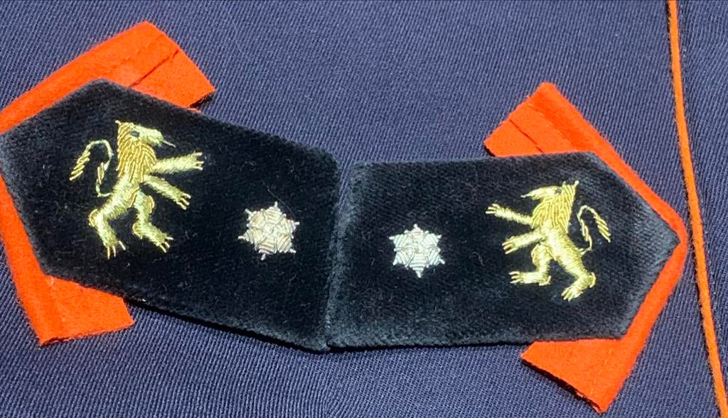 KMS kraagspiegels gala tenue set L/R, Verzenden