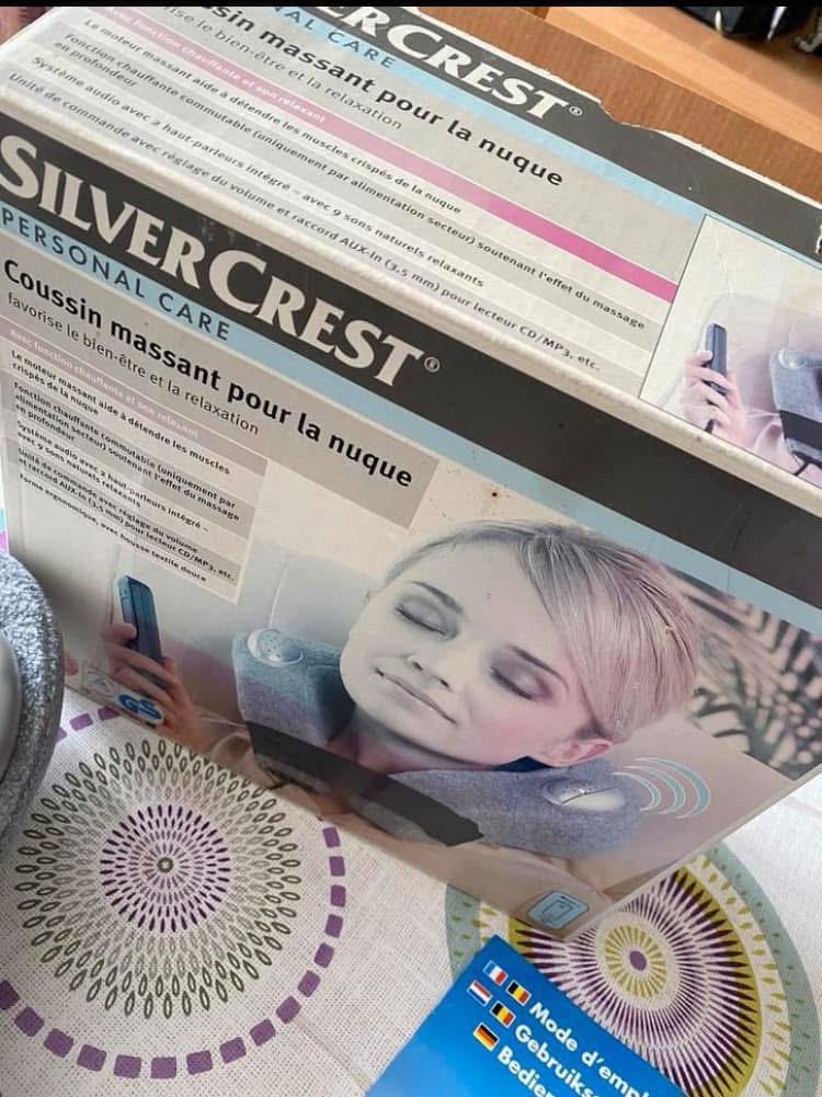 “Silvercrest coussin de massage pour la nuque, Enlèvement ou Envoi