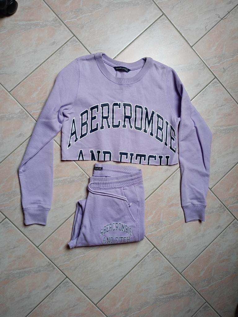 Ensemble de survêtement, Taille 36 (S), Abercrombie et Fitch, Comme neuf, Violet
