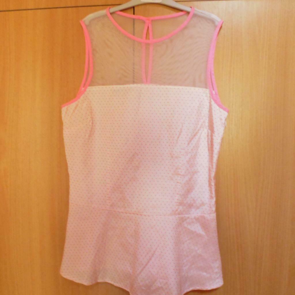 roos shirt xs, Kleding | Dames, Ophalen of Verzenden, Zo goed als nieuw, Roze, Zonder mouw