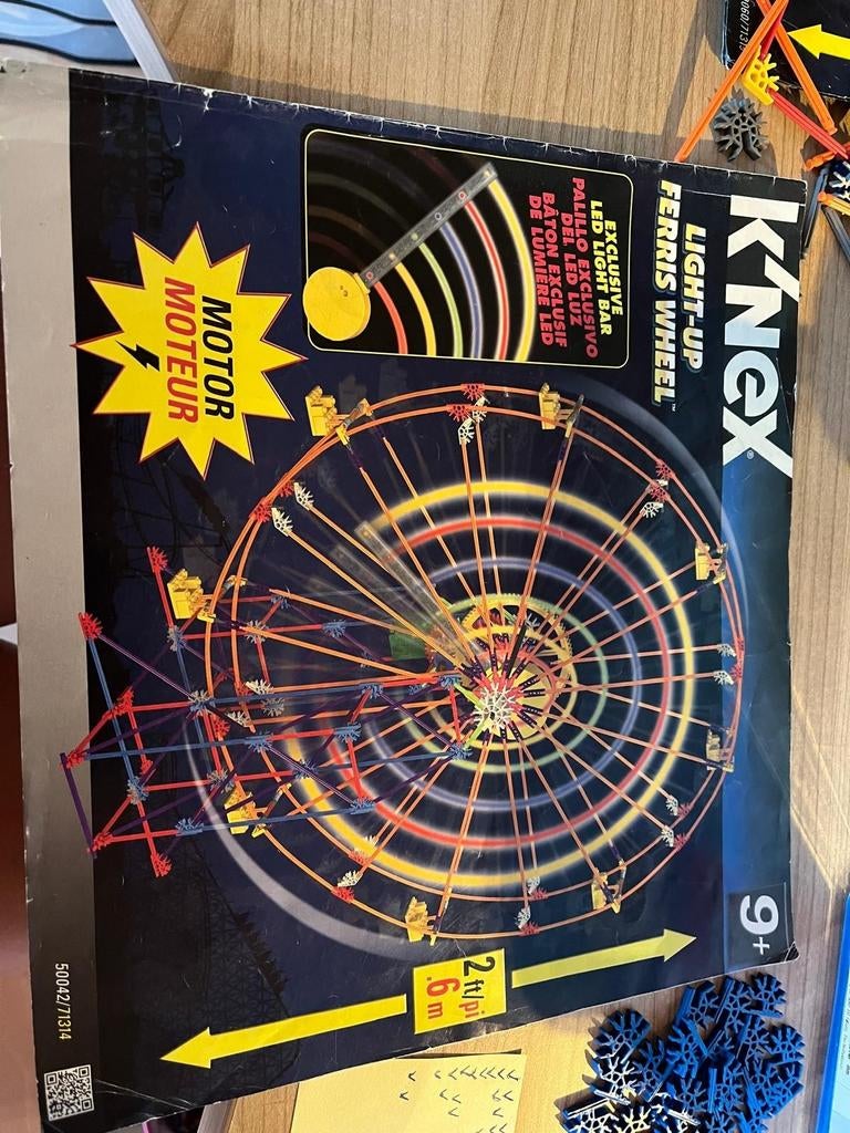 K’nex light-up ferris wheel, Enlèvement ou Envoi, Comme neuf, K'nex
