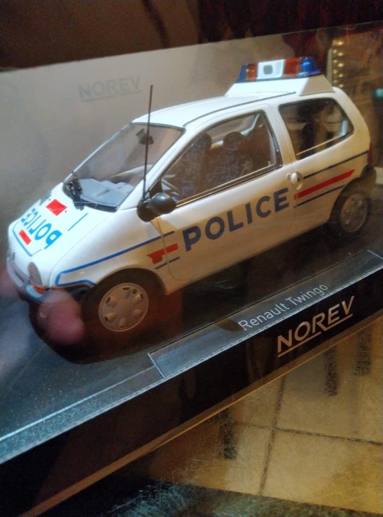 RENAULT TWINGO POLICE  1995 NOREV 1/18, Enlèvement ou Envoi, Neuf, Voiture, Norev