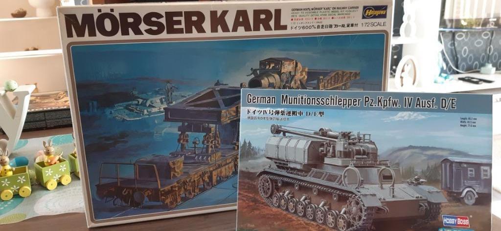 Modelbouw1/72 mörsen Karl  €20, Enlèvement, Neuf
