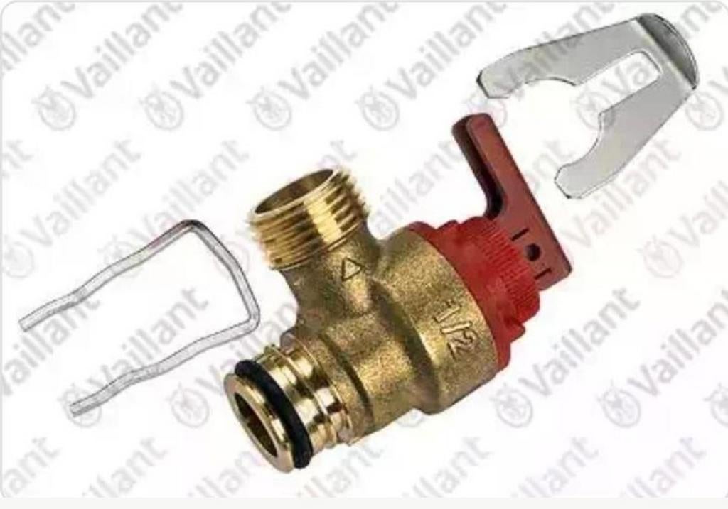 Bulex/Vaillant veiligheidsventiel 3 bar, messing nieuw, Ophalen of Verzenden, Nieuw