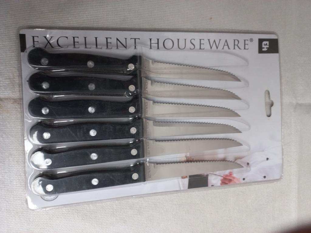 spinternieuwe steakmessen, Huis en Inrichting, Ophalen, Nieuw, Inox of Chroom